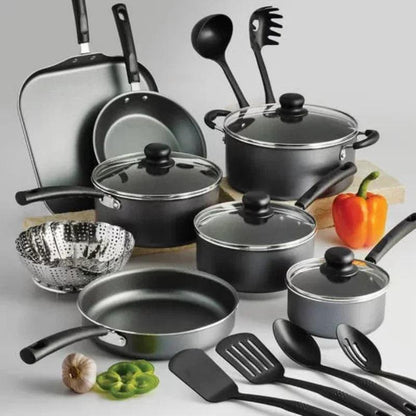 Tramontina PrimaWare 18-Piece Nonstick Cookware Set - Vintage & Trendy