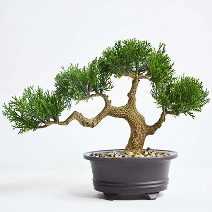 Simulation Plants Pine Needles Bonsai - Vintage & Trendy