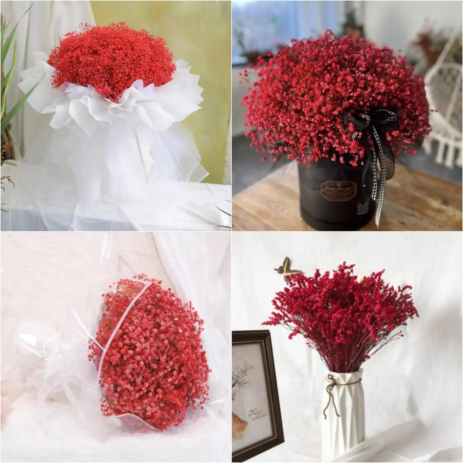 Natural Fluffy Dried Flower Pampas Grass Bouquet - Vintage & Trendy