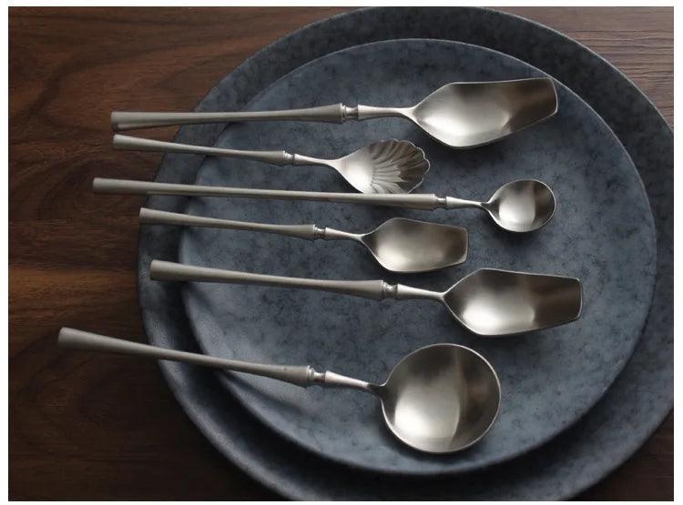 Olevo Vintage Stainless Steel Cutlery - Vintage & Trendy