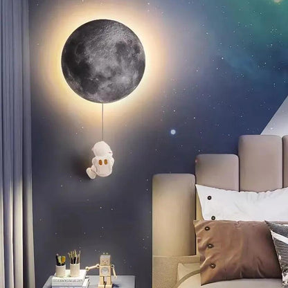 Moon Creativity LED Wall Lamp - Vintage & Trendy