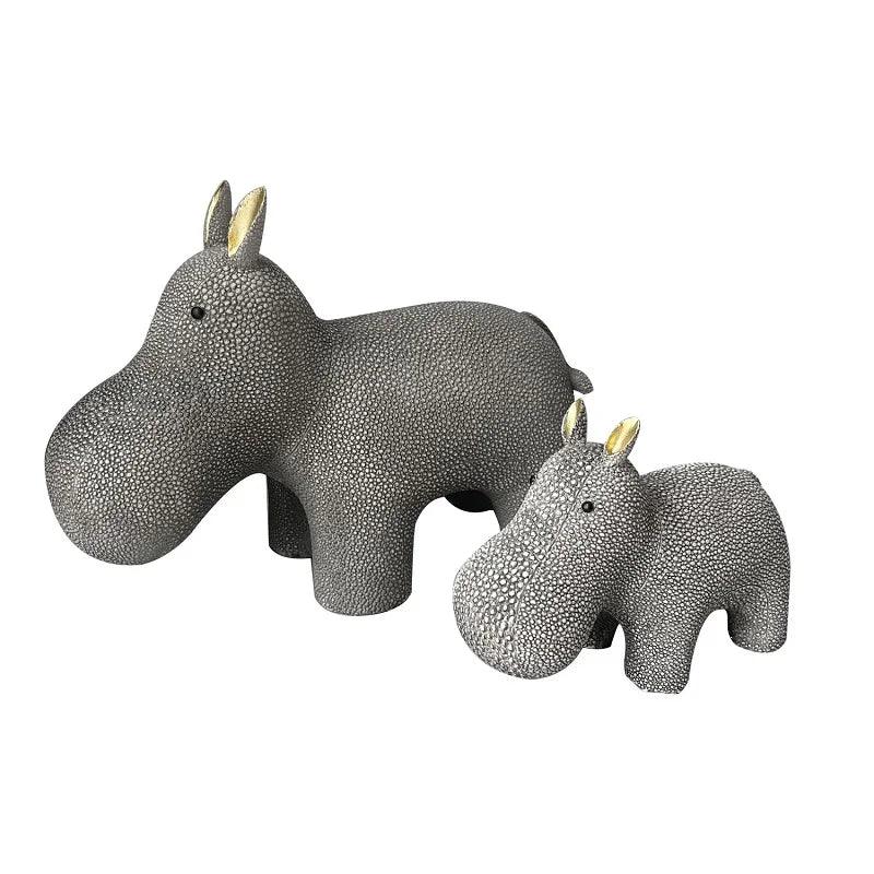 Hippo Father and Son Set Ornament - Vintage & Trendy