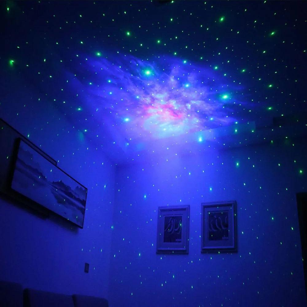 Galaxy Star Projection LED Night Light - Nebula Atmospheric Projector - Vintage & Trendy