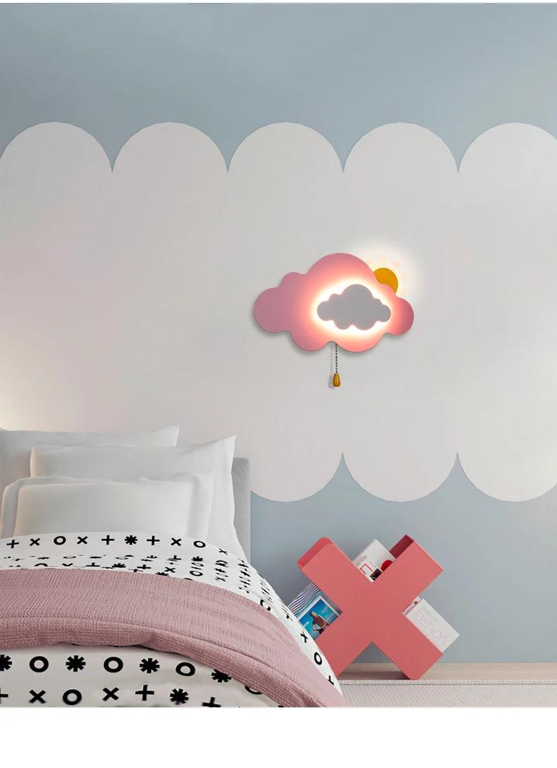 Cute Cloud and Star Design Wall Light - Vintage & Trendy