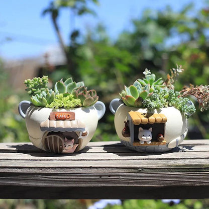 Creative Animal Planters - Vintage & Trendy