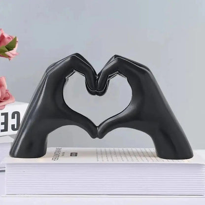 Heartfelt Expression Resin Sculpture - Vintage & Trendy