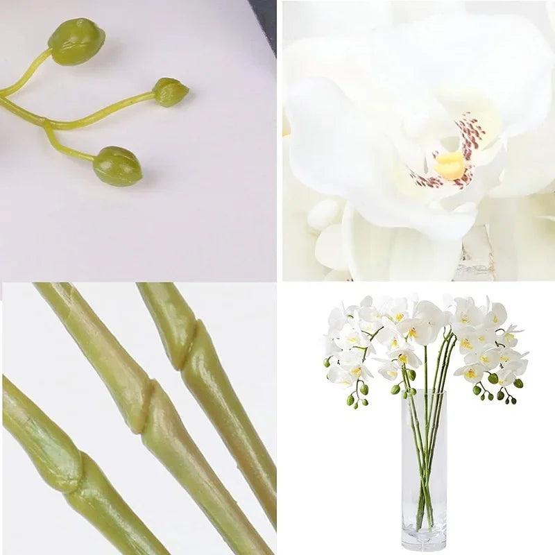 Artificial Butterfly Orchid - Set of 6 - Vintage & Trendy