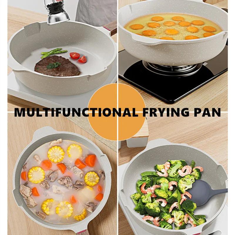 Culinary Marvel Non-Stick Multifunctional Pan - Vintage & Trendy