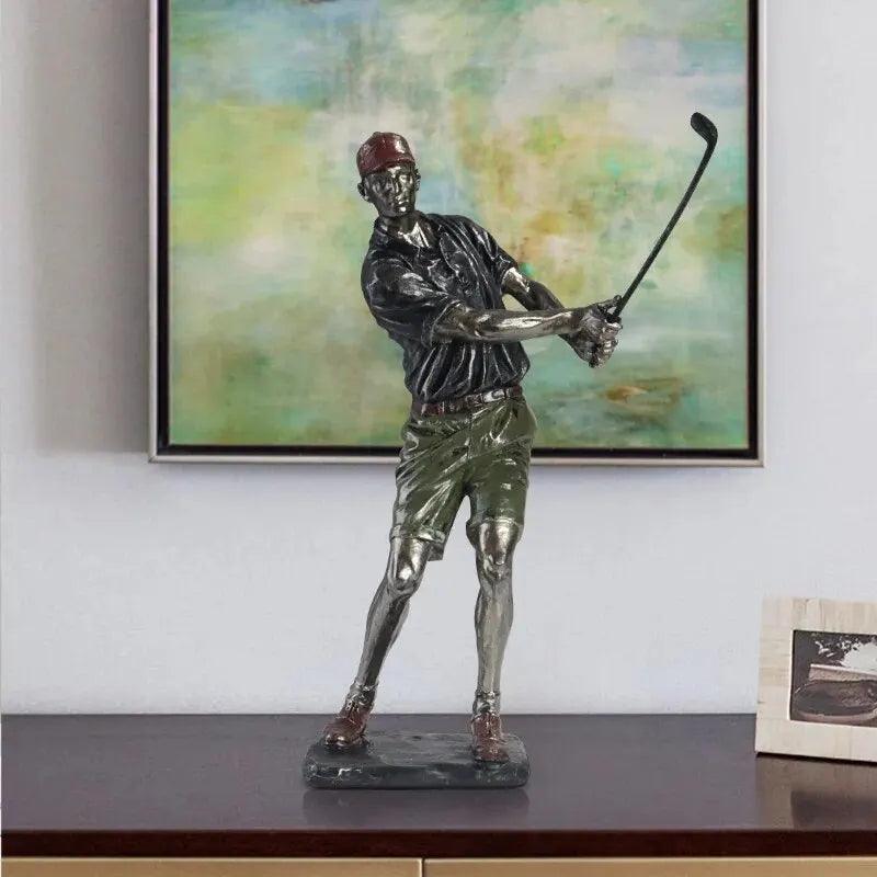 Golf Statues Sculpture - Creative Golfer Figurines - Vintage & Trendy