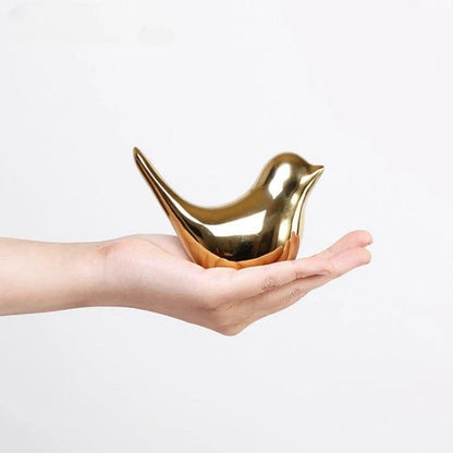 Gold Bird Figurine - Vintage & Trendy