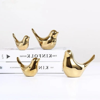 Gold Bird Figurine - Vintage & Trendy