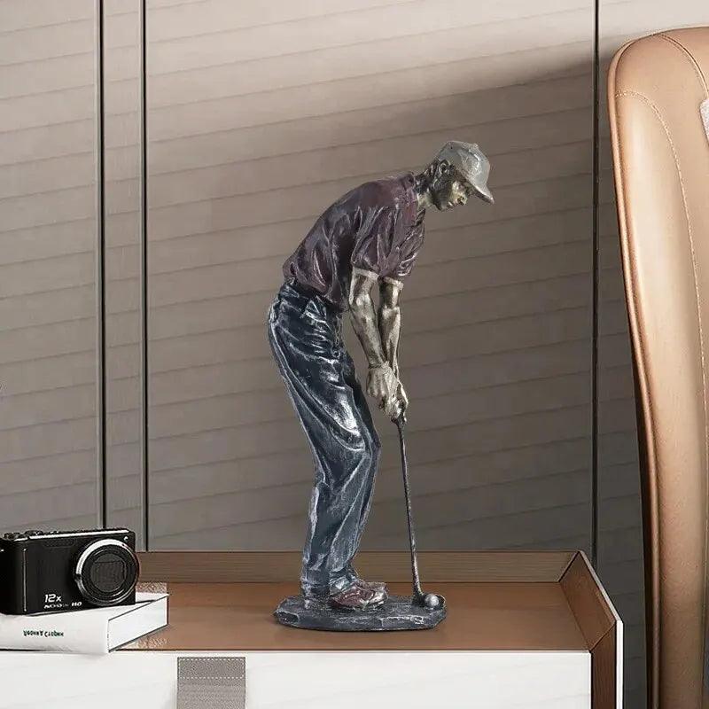 Golf Statues Sculpture - Creative Golfer Figurines - Vintage & Trendy