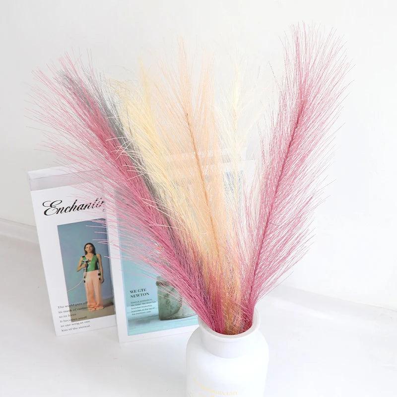 Artificial Pampas Grass Bouquet Set (10Pcs) - Vintage & Trendy