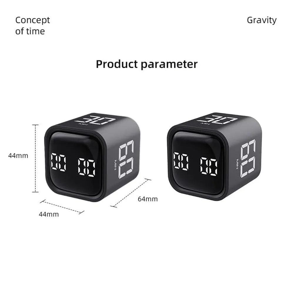 Rechargeable Gravity Cube Timer - Vintage & Trendy