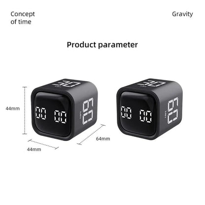 Rechargeable Gravity Cube Timer - Vintage & Trendy