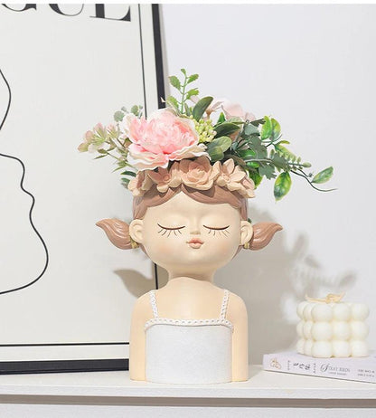 Delicate Fairy Girl Planter - Vintage & Trendy