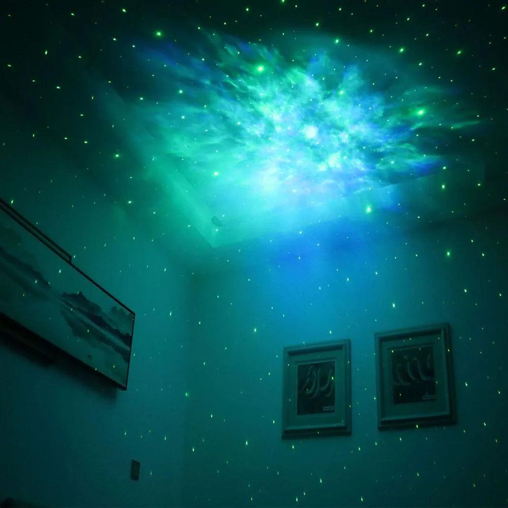 Galaxy Star Projection LED Night Light - Nebula Atmospheric Projector - Vintage & Trendy