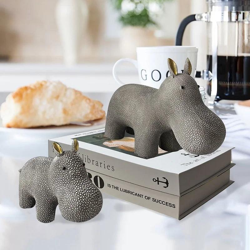 Hippo Father and Son Set Ornament - Vintage & Trendy