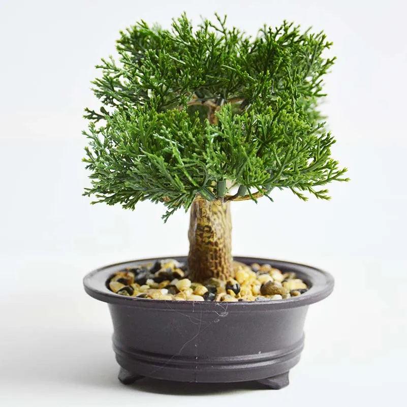 Simulation Plants Pine Needles Bonsai - Vintage & Trendy