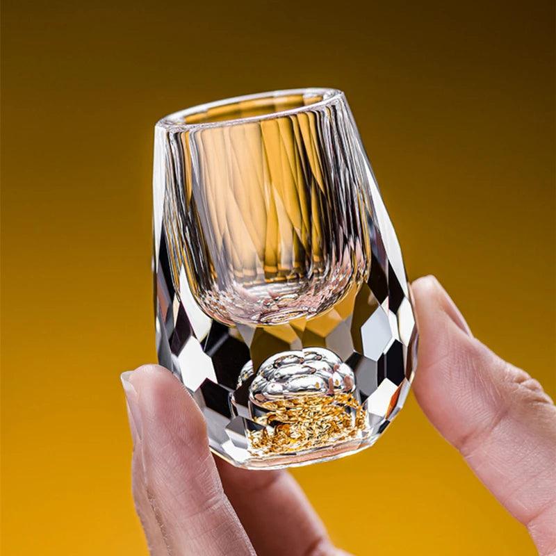 Diamond Cut Crystal Shot Glass Collection - Vintage & Trendy