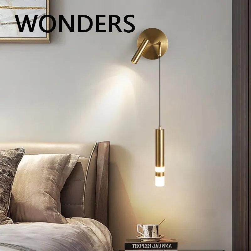 Adjustable Double Head LED Wall Lamp - Vintage & Trendy