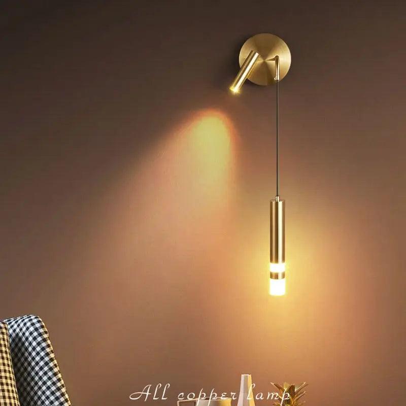 Adjustable Double Head LED Wall Lamp - Vintage & Trendy