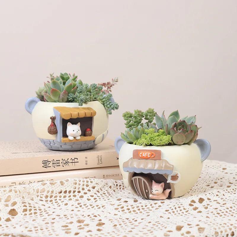 Creative Animal Planters - Vintage & Trendy