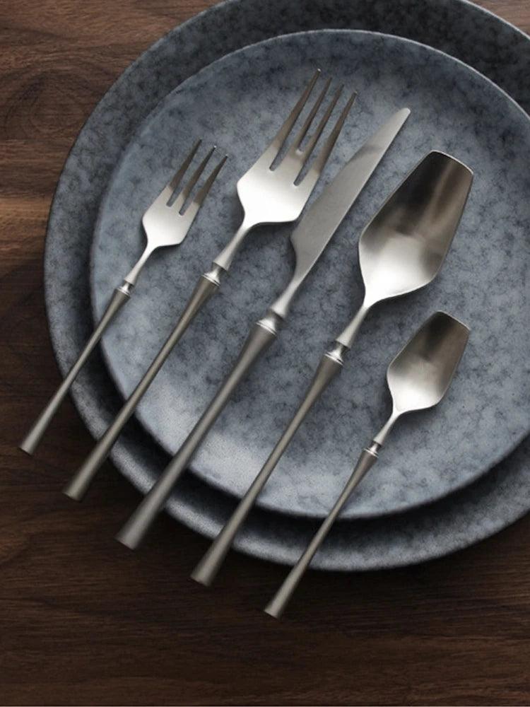 Olevo Vintage Stainless Steel Cutlery - Vintage & Trendy