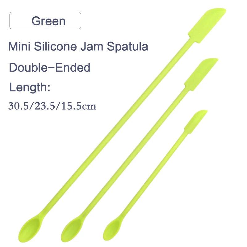 Mini Silicone Spatula Set - Multi-Purpose Kitchen and Makeup Utensils - Vintage & Trendy