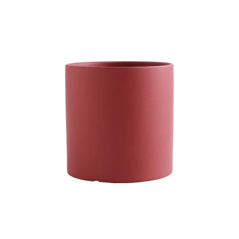 Colorful Ceramic Flowerpot - Vintage & Trendy