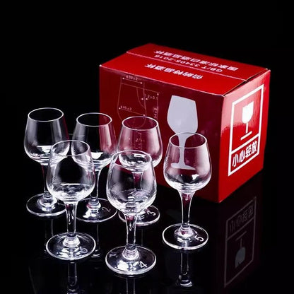 Crystal Tulip Goblet Shot Glass Set - Vintage & Trendy