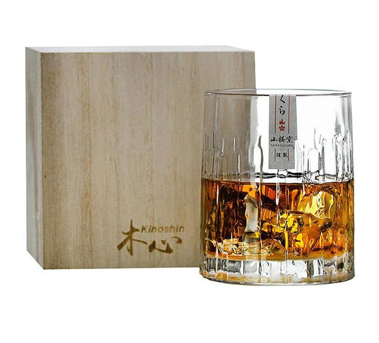 Japanese Edo Crystal Kinoshin Whiskey Glass - Vintage & Trendy