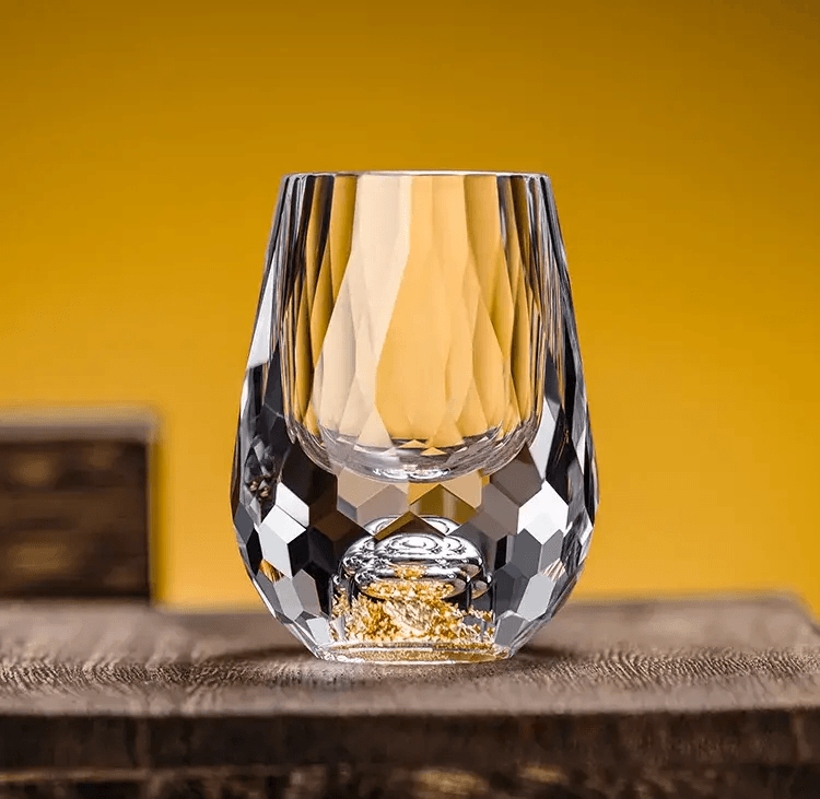 Diamond Cut Crystal Shot Glass Collection - Vintage & Trendy