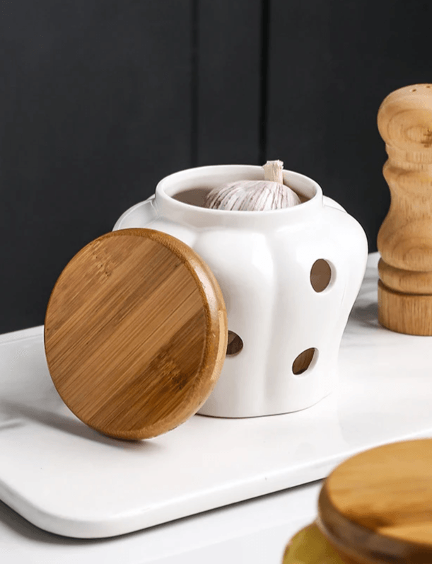 Ceramic Storage Jar - Vintage & Trendy