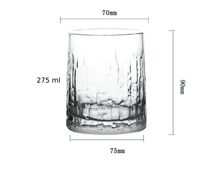 Japanese Edo Crystal Kinoshin Whiskey Glass - Vintage & Trendy