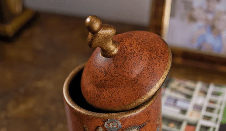 Vintage Ceramic Storage Jar - Retro Tea Candy Canister - Vintage & Trendy