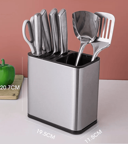 Stainless Steel Chopstick Rest - Kitchen Cutlery Organizer - Vintage & Trendy